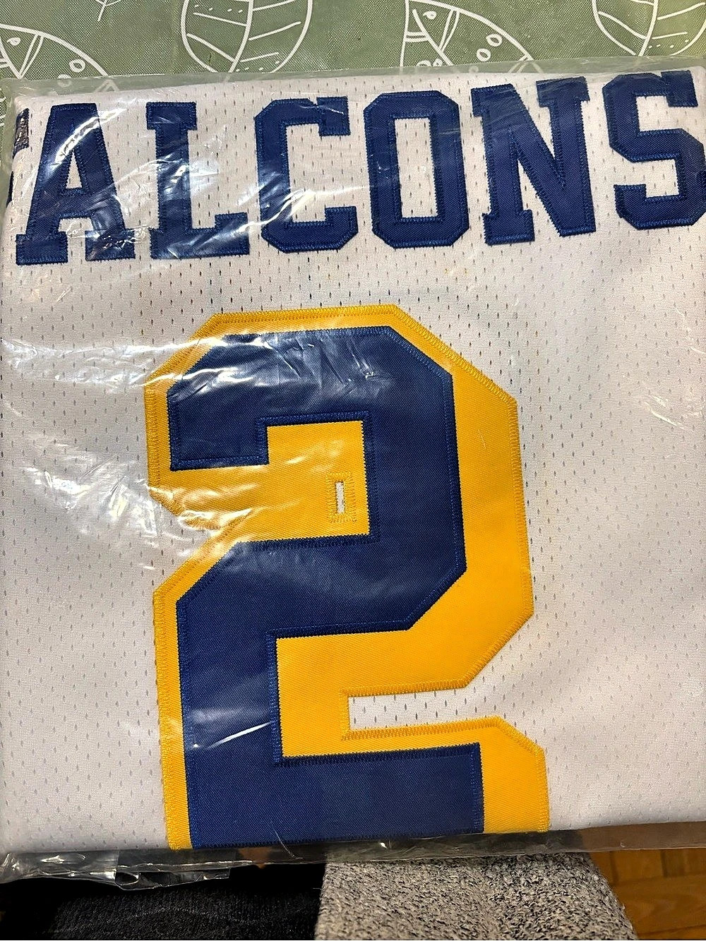 Headgear Jalen Hurts High School Football Jersey (White) & Blue Large